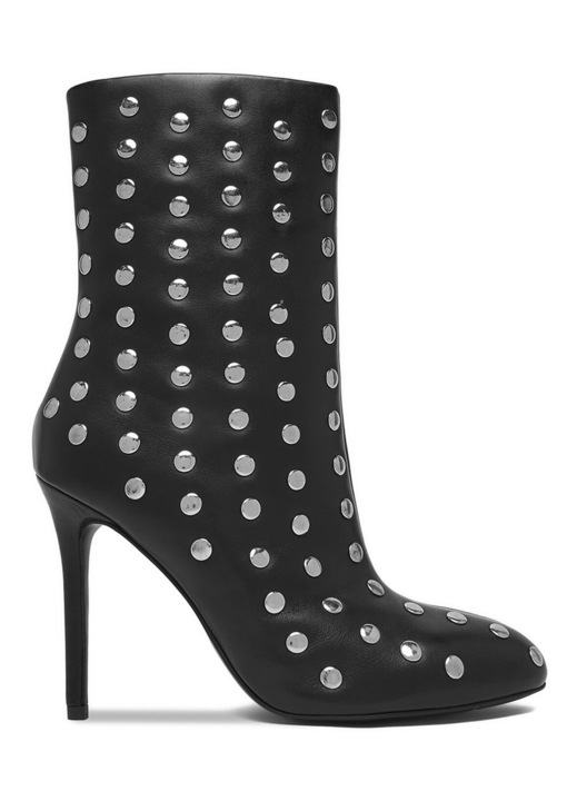 Botine pentru femei, Eva Minge, piele naturala, Negru