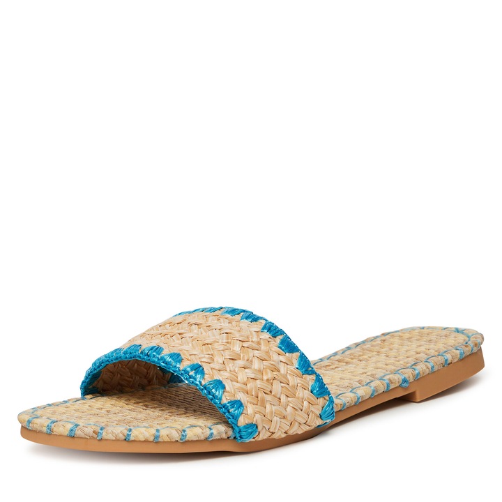 Papuci dama, DeeZee, confortabili, bej