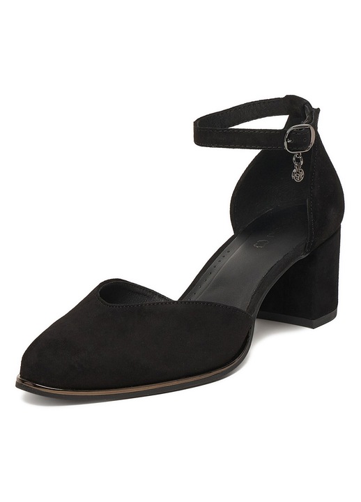 Pantofi dama, Lasocki, piele naturala, clasic, toc mic, negru