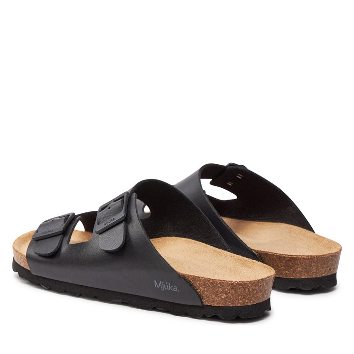 Papuci de dama, moale, plastic, negru, 36 EU