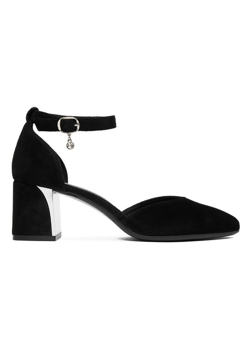 Pantofi de dama, Lasocki, piele naturala, negri