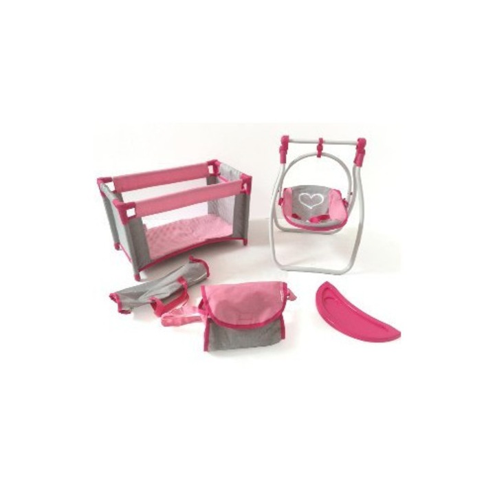 Set papusi MILLY MALLY Elsa Prestige roz