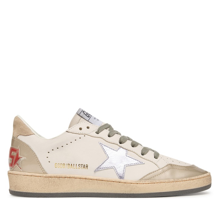 Tenisi dama Golden Goose, piele naturala, alb