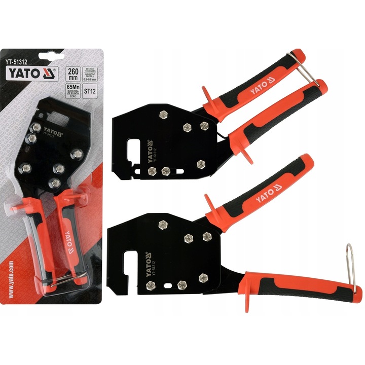 Clesti de prindere Yato, L-260mm, otel, pentru montaj profile gips-carton