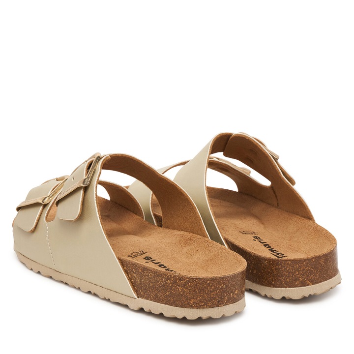 Papuci de dama Tamaris din piele ecologică, Bej, 41