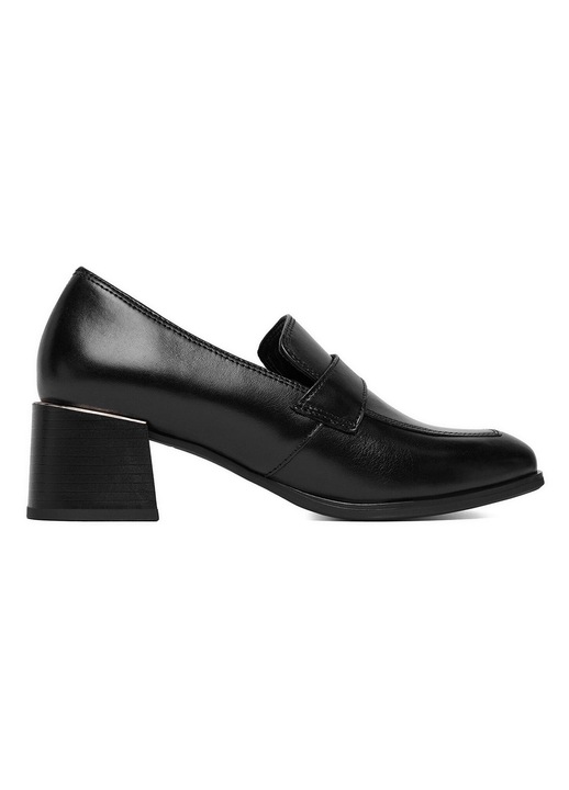 Pantofi dama, Lasocki, piele naturala, negru, 41 EU