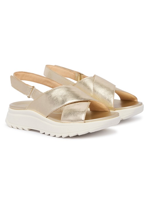 Sandale dama Clarks auriu, Auriu