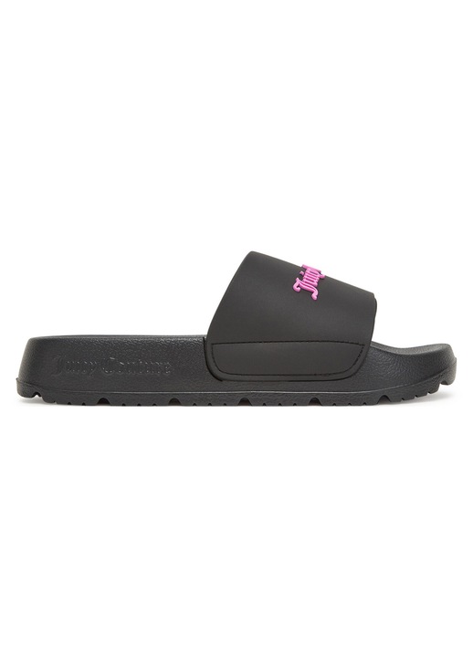 Papuci dama, Juicy Couture, negru, sintetic