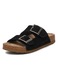 Papuci dama, G Star Raw, piele naturala, negru