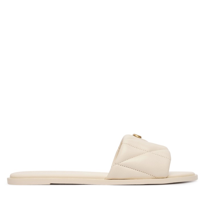 Papuci dama, Coach, piele naturala, bej