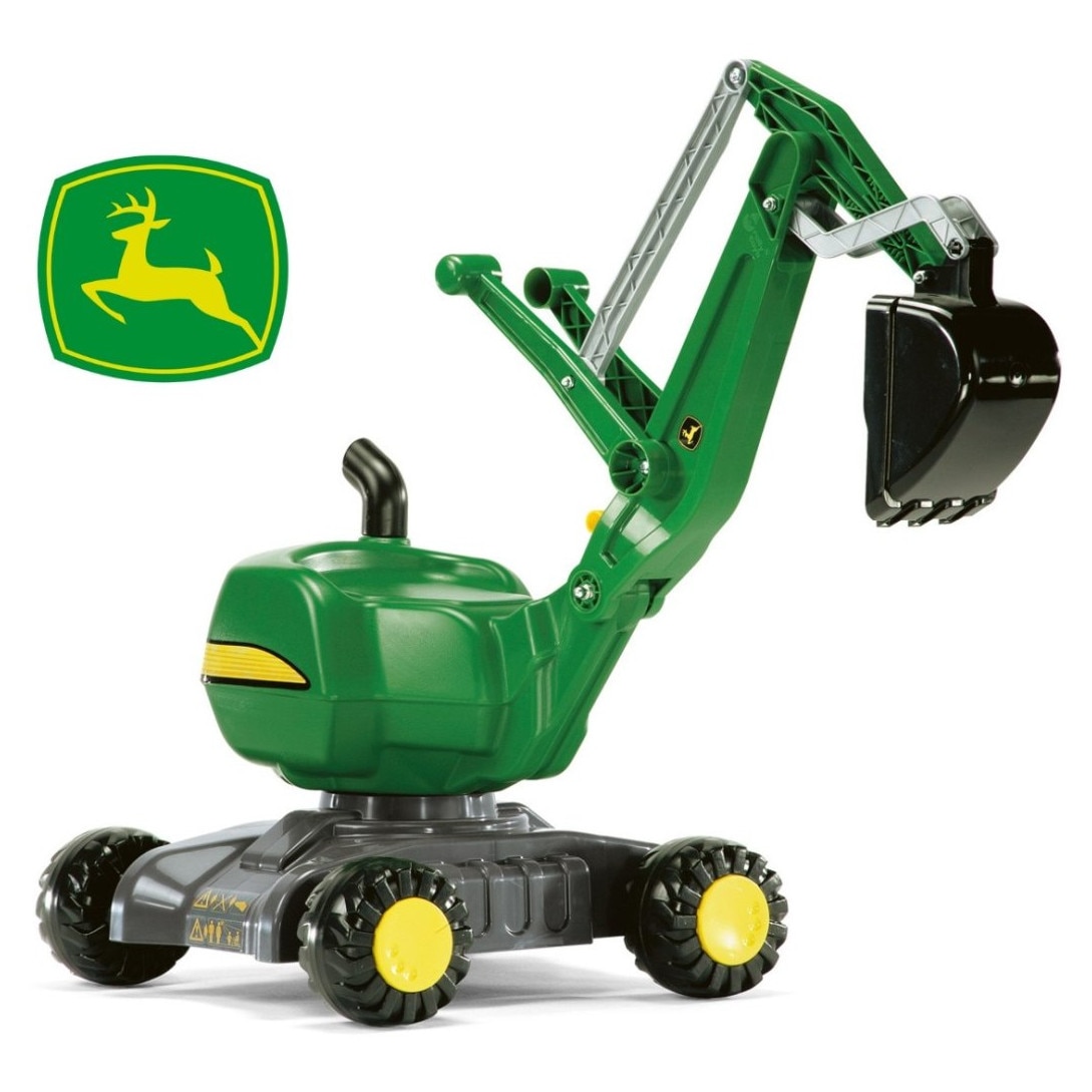 Excavator, pentru copii 3-5 ani, galben - eMAG.ro