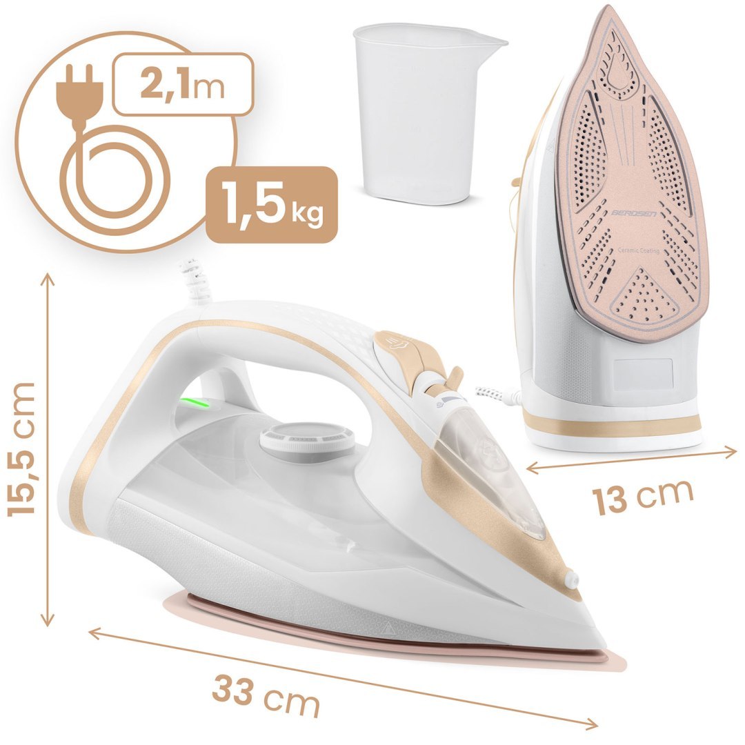 Fier de calcat Berdsen, 3000W, ceramica