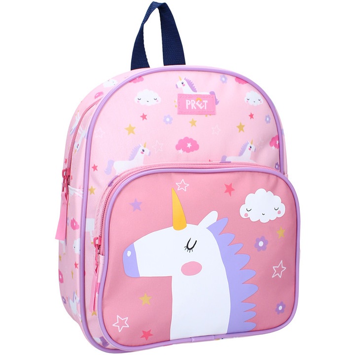 Rucsac copii, Vadobag, unicorn roz, 29x23x8cm