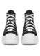 Дамски кецове, Converse, платформа, черен, текстил