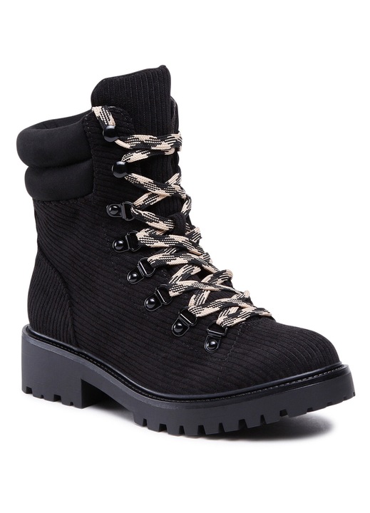 Ghete dama, Jenny Fairy, Negru, Textil, 38 EU