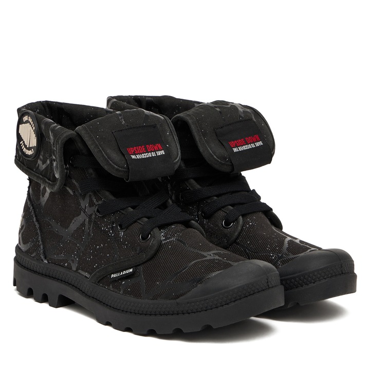 Ghete dama, Palladium, negru, tesatura