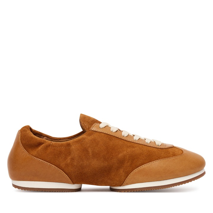 Tenisi dama, Polo Ralph Lauren, piele naturala, maro