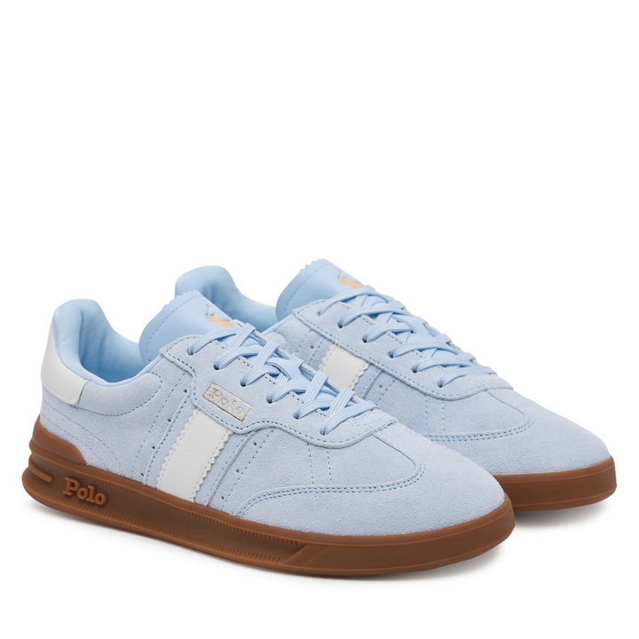 Női tornacipő, Polo Ralph Lauren, természetes bőr, kék