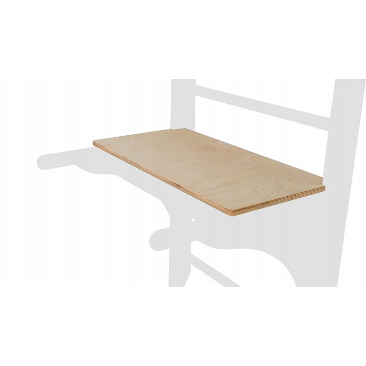Scara De Gimnastica, Miuu, 80 x 40 cm, Capacitate Maxima De Incarcare Cu Laterale 120 kg, Material Lemn Stratificat, Durabil, Rezistent, Rezistent La Deteriorari, Lemn Natural