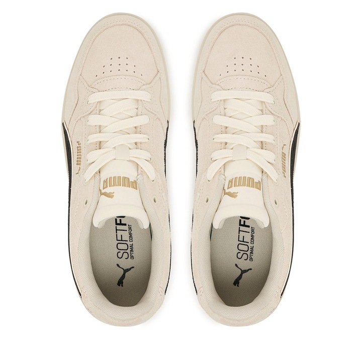 Női Puma bőr tornacipő, bézs