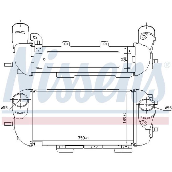 Hűtő Intercooler Turbó 961497 Hyundai Tucson Kia Sportage 4