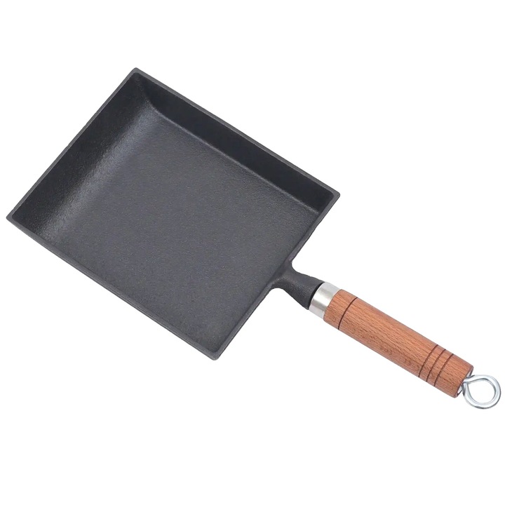 Tigaie, design compact, suprafata antiaderenta, neagra