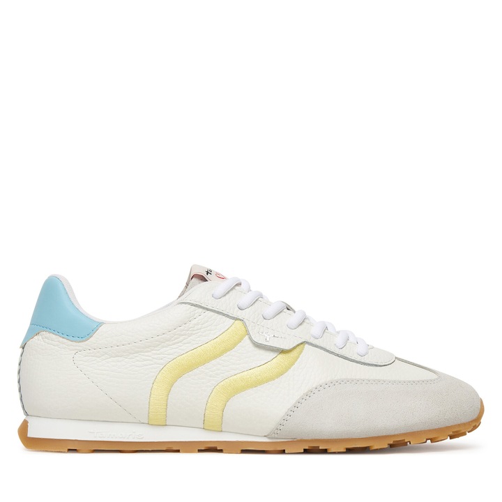 Női Tamaris tornacipő, természetes bőrből, többszínű