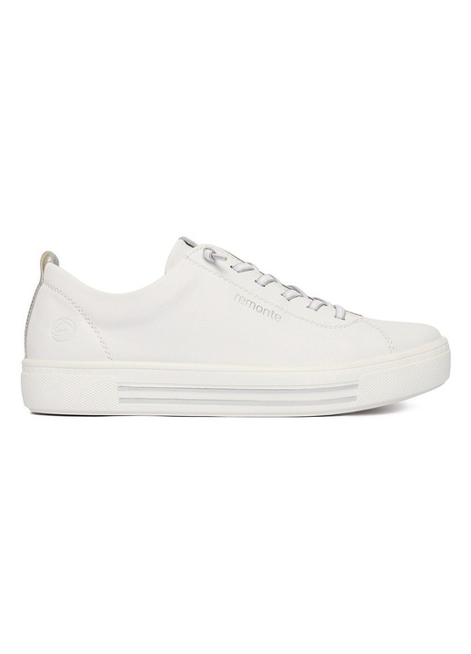 Remonte női tornacipő, természetes bőr, fehér, Remonte Soft technológia