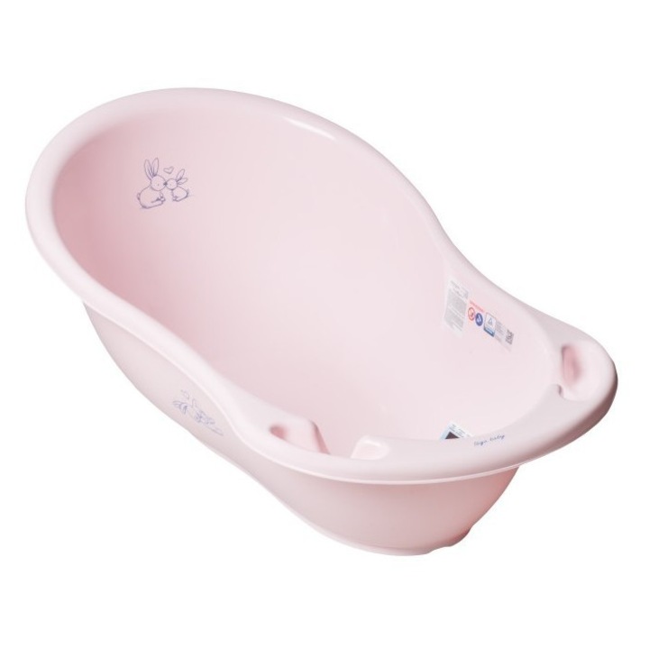 Вана за бебета, Luka, модел KR-004-103, 86 см, бяла, с отцедник