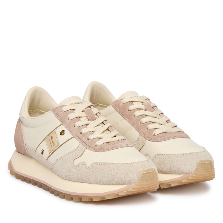 Női tornacipő, Blauer, műbőr, bézs