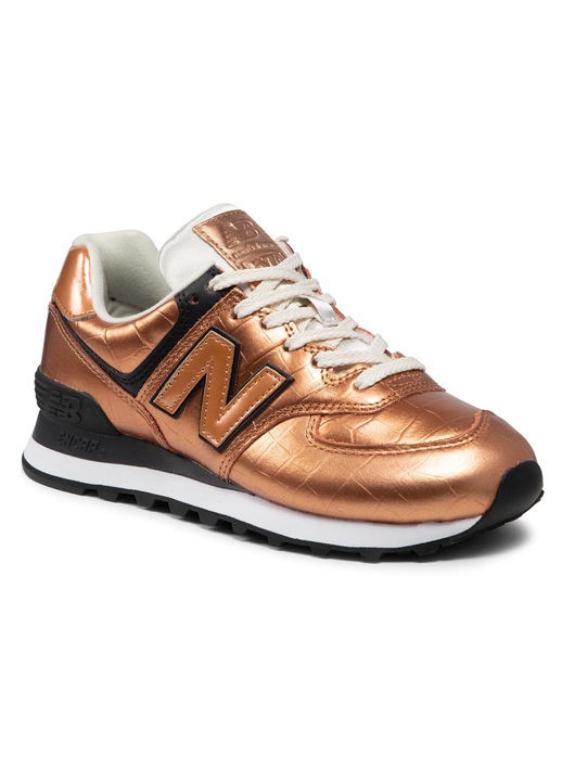 Tenisi dama, New Balance, piele naturala, auriu, confortabil, 36 EU