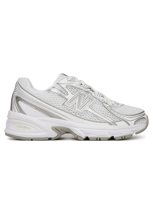 New Balance, Текстилни спортни обувки 740 под глезена, Бял