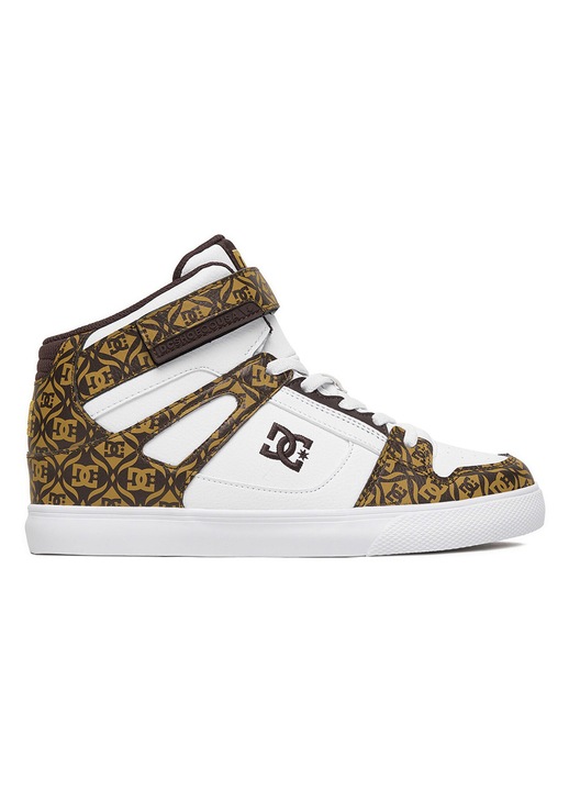 Tenisi unisex, DC Shoes, Textil, Alb/Maro