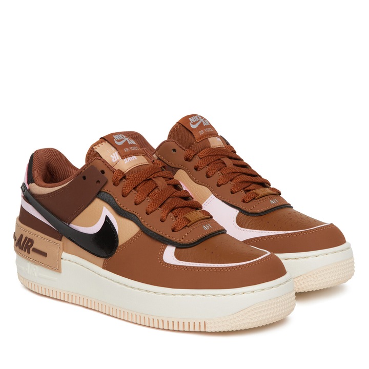 Tenisi dama, Nike, piele naturala, maro, tehnologie Nike Air