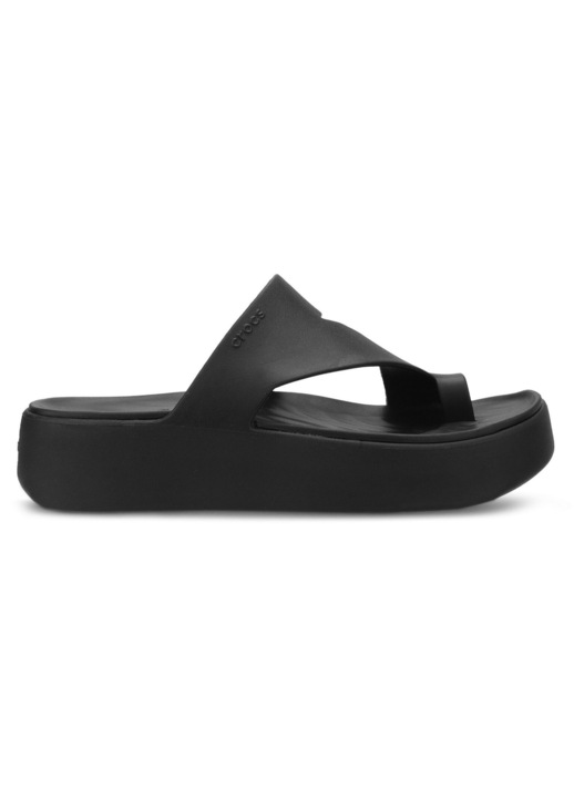 Slapi dama, Crocs, plastic, negru, 36-37 EU