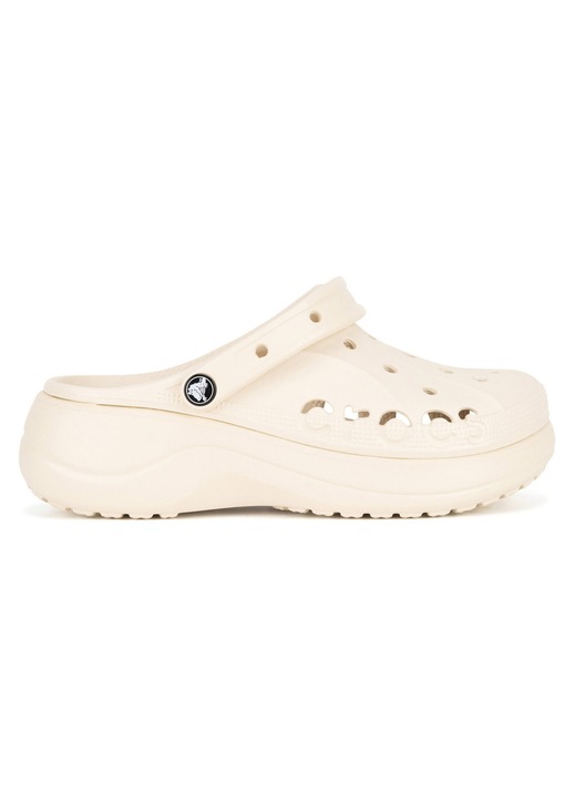 Saboti dama, Crocs, bej, sintetic, platforma