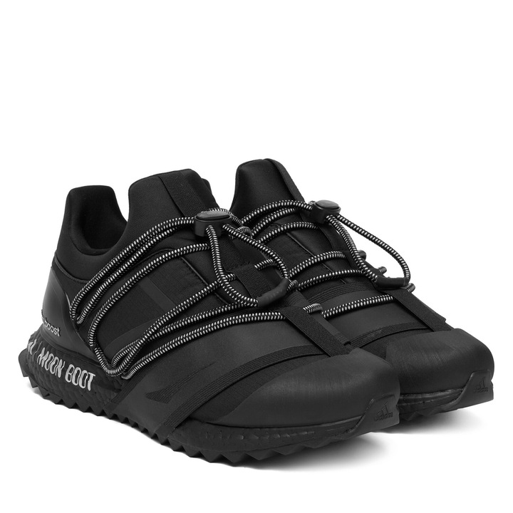 Női tornacipő, Adidas, fekete, textil anyag, Boost System technológiával, 37 1/3 EU