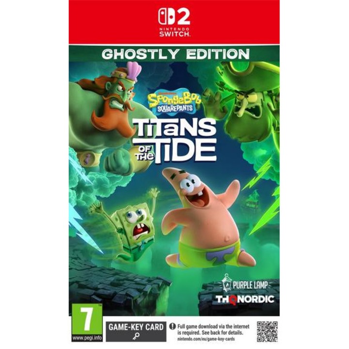 Joc Nintendo Switch 2 SpongeBob SquarePants: Titans of the Tide Ghostly Edition