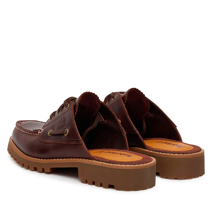 Papuci dama, Timberland, piele naturala, rosu