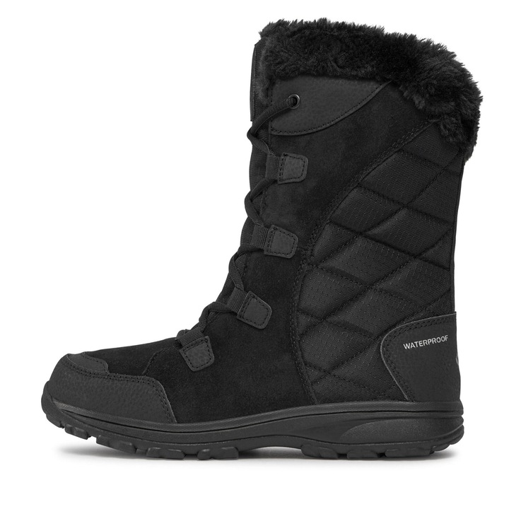 Cizme dama, Columbia, material textil, negru, 36.5 EU