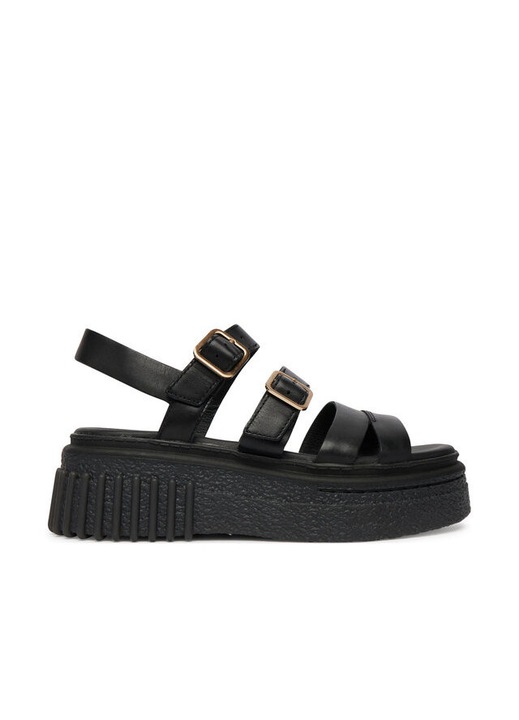 Sandale Clarks din piele naturala, negru, Negru