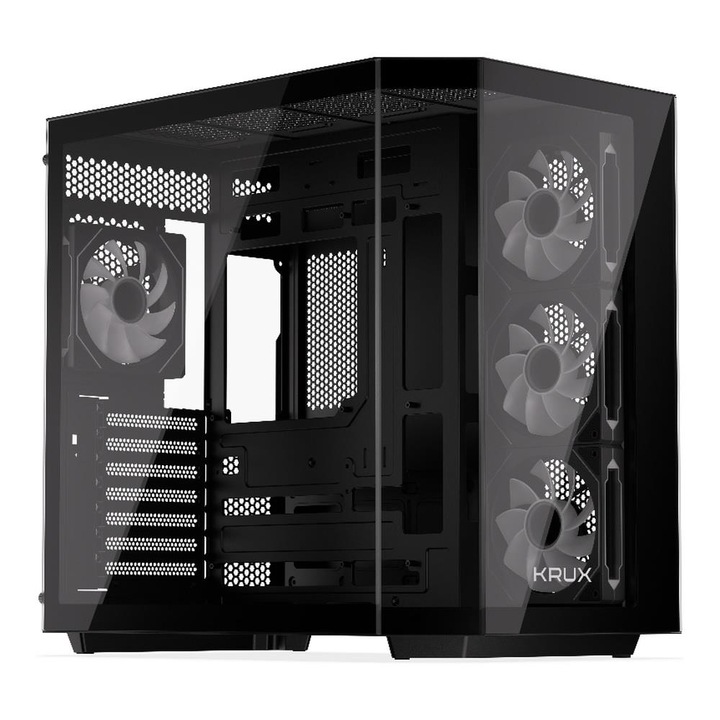 Carcasa ATX COOLING.PL Empero, cu fereastra, neagra