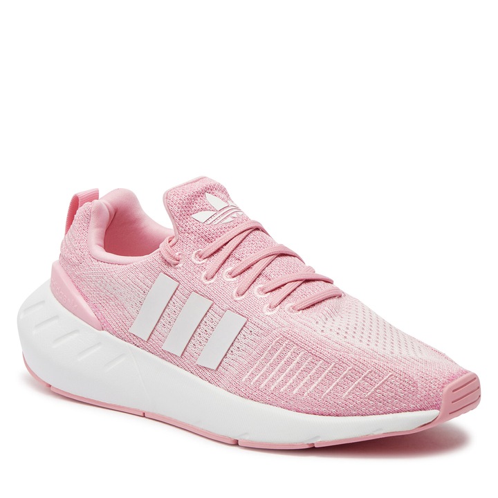 dama, Adidas, material textil, roz, Roz