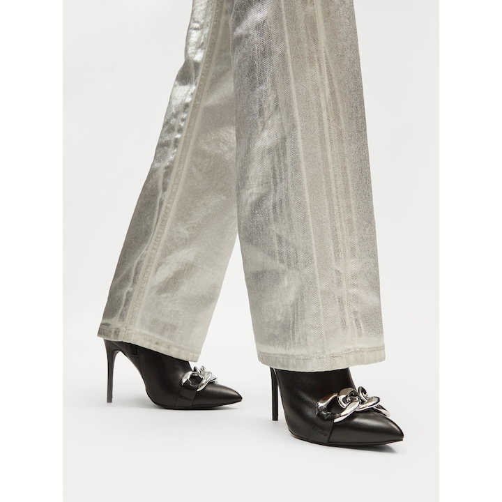 Botine de dama Eva Minge, Negru