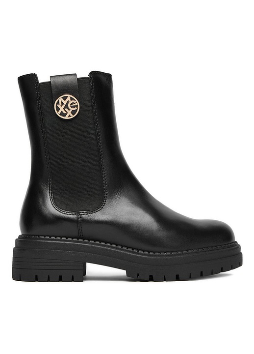 Botine pentru dama, Mexx, piele naturala, negru