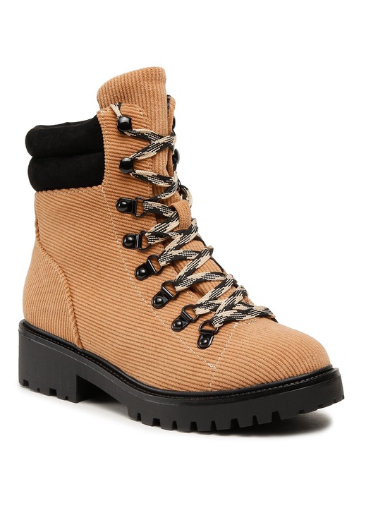 Ghete dama, Jenny Fairy, textil, maro, casual, 37 EU