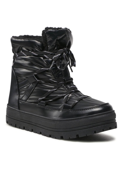 Ghete de zapada, Jenny Fairy, negru, textil, 42 EU