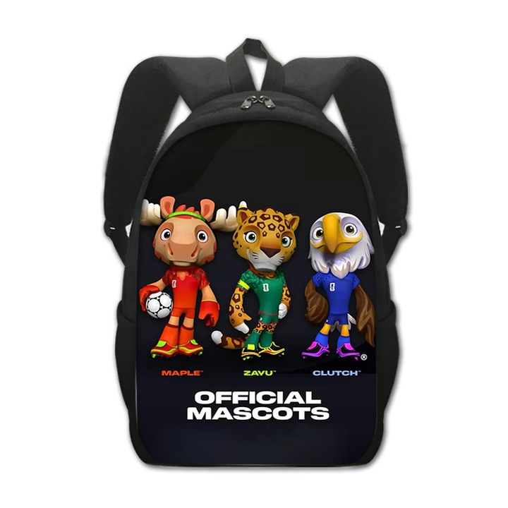 Focilabda hátizsák USA-Kanada-Mexikó Világkupa, poliészter, 04