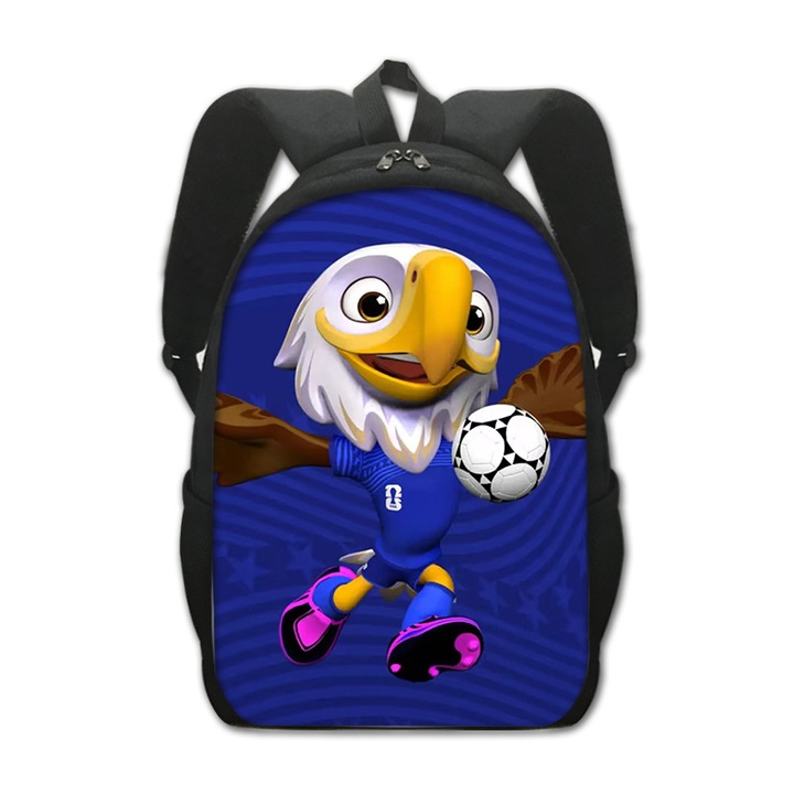 Focilabda hátizsák, USA-Kanada-Mexikó Világkupa, poliészter, iskolásoknak