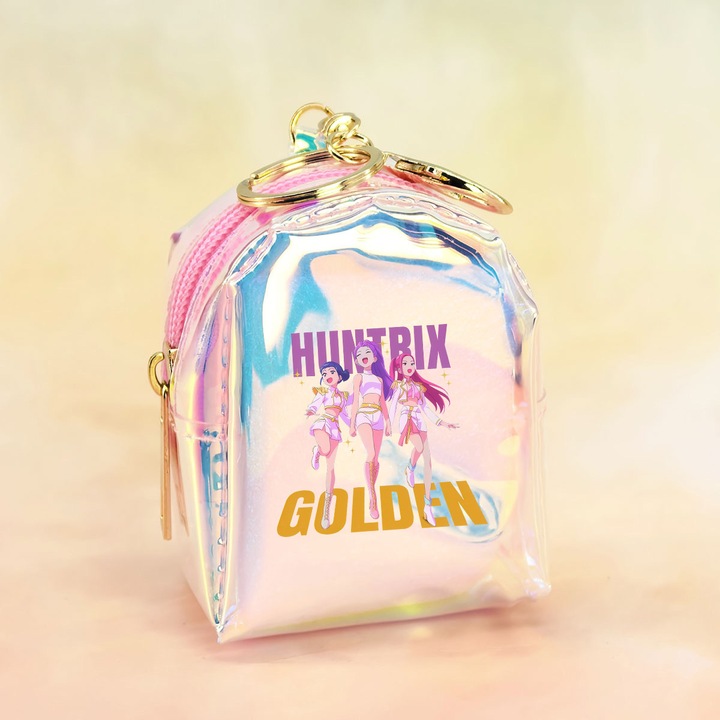 Portofel dama set KPOP Witcher Girl Group, portofel cu monede, geanta cheie, laser, 05